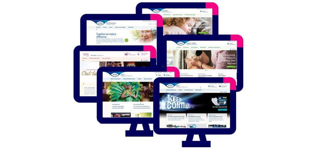 Globale Website Von Tena
